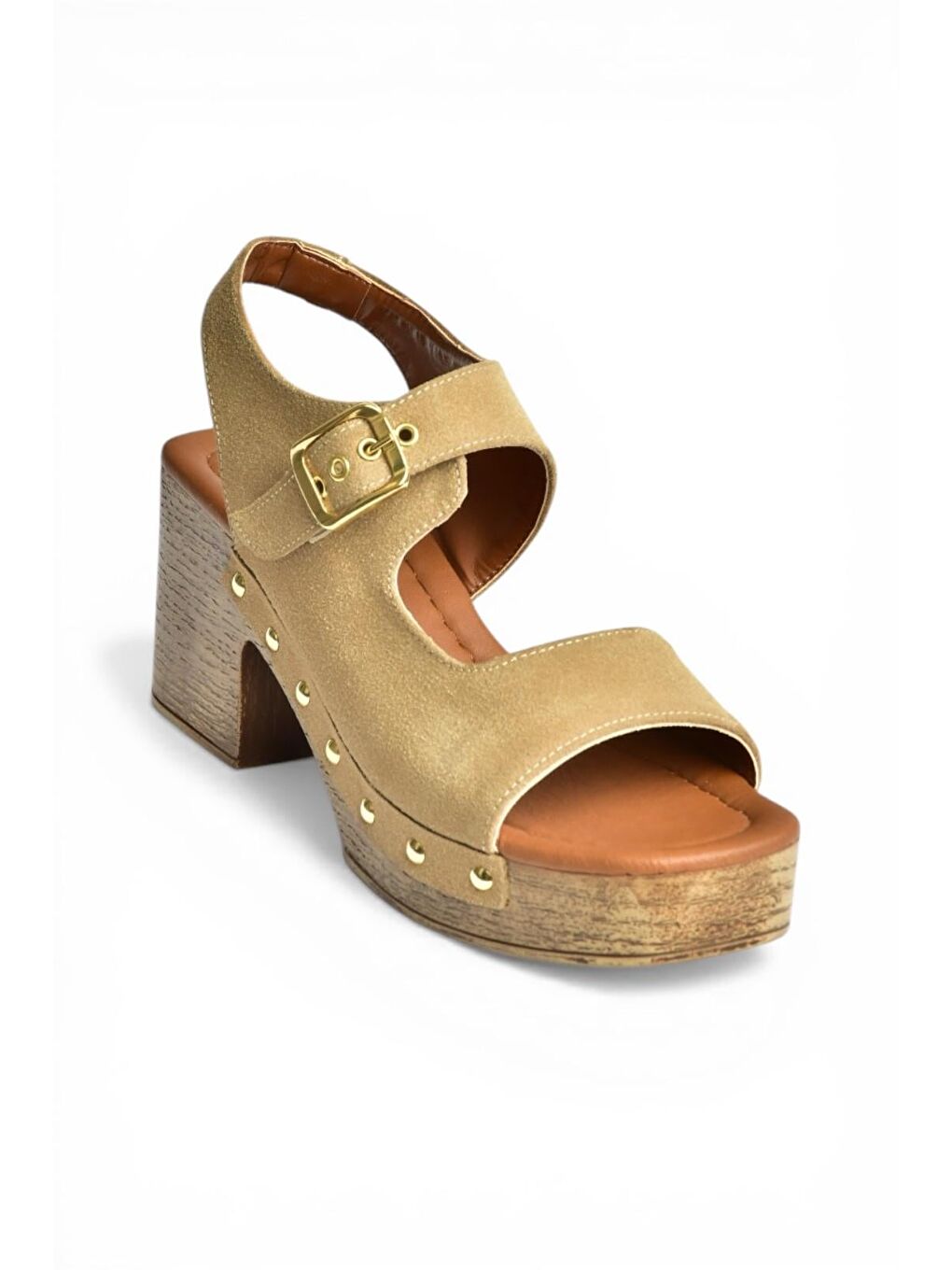 Bej Kadın Topuklu Ayakkabı Y996793502-3