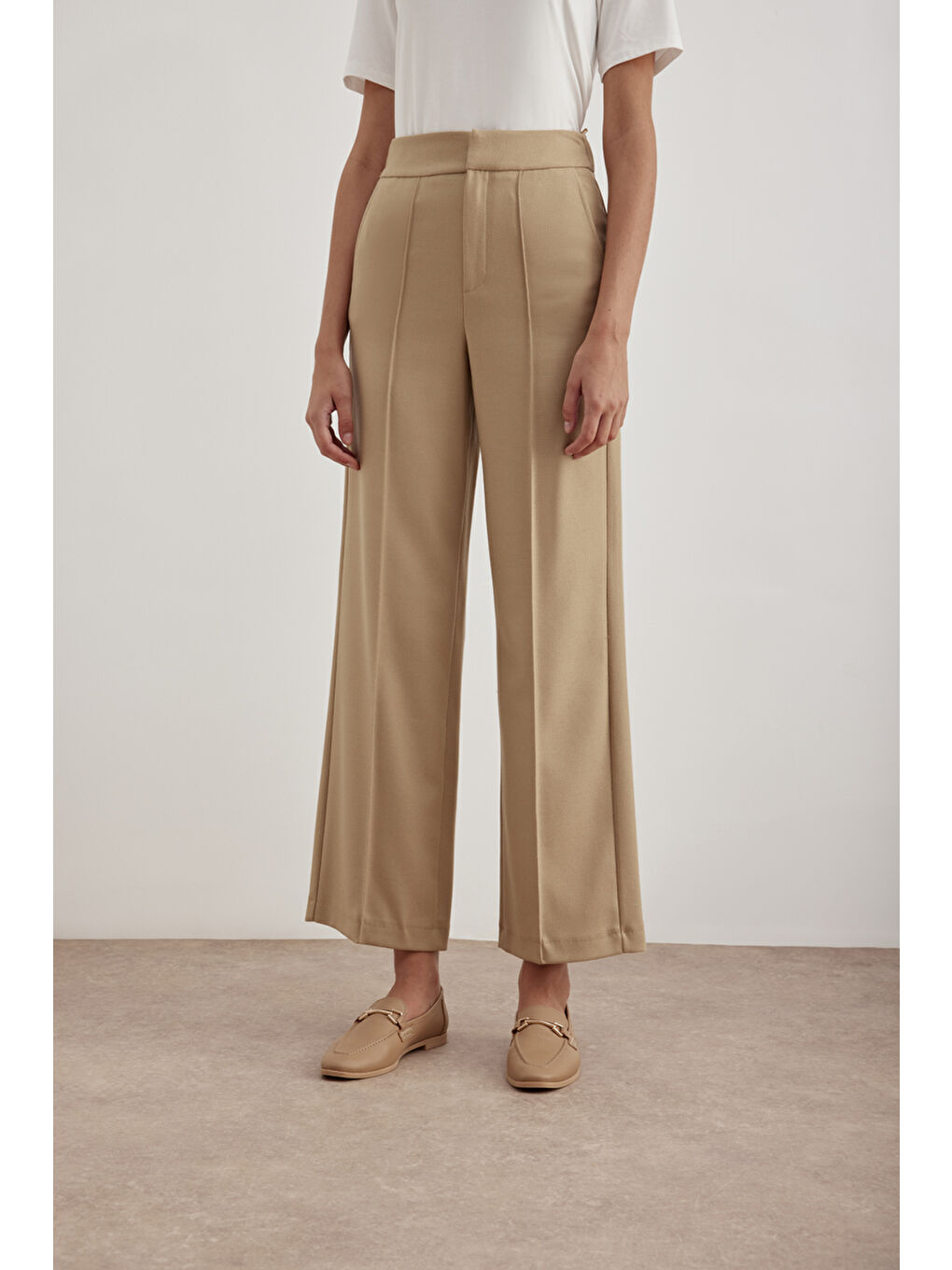 Kahverengi Nervürlü Pantolon-1