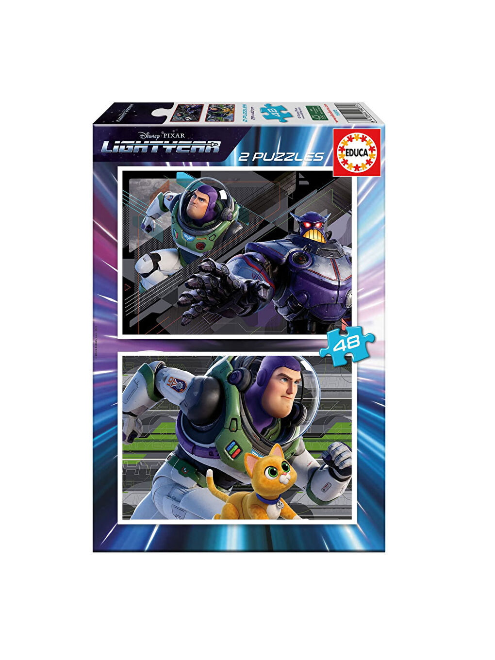 Çocuk Puzzle 2X48 Parça Lightyear 19315