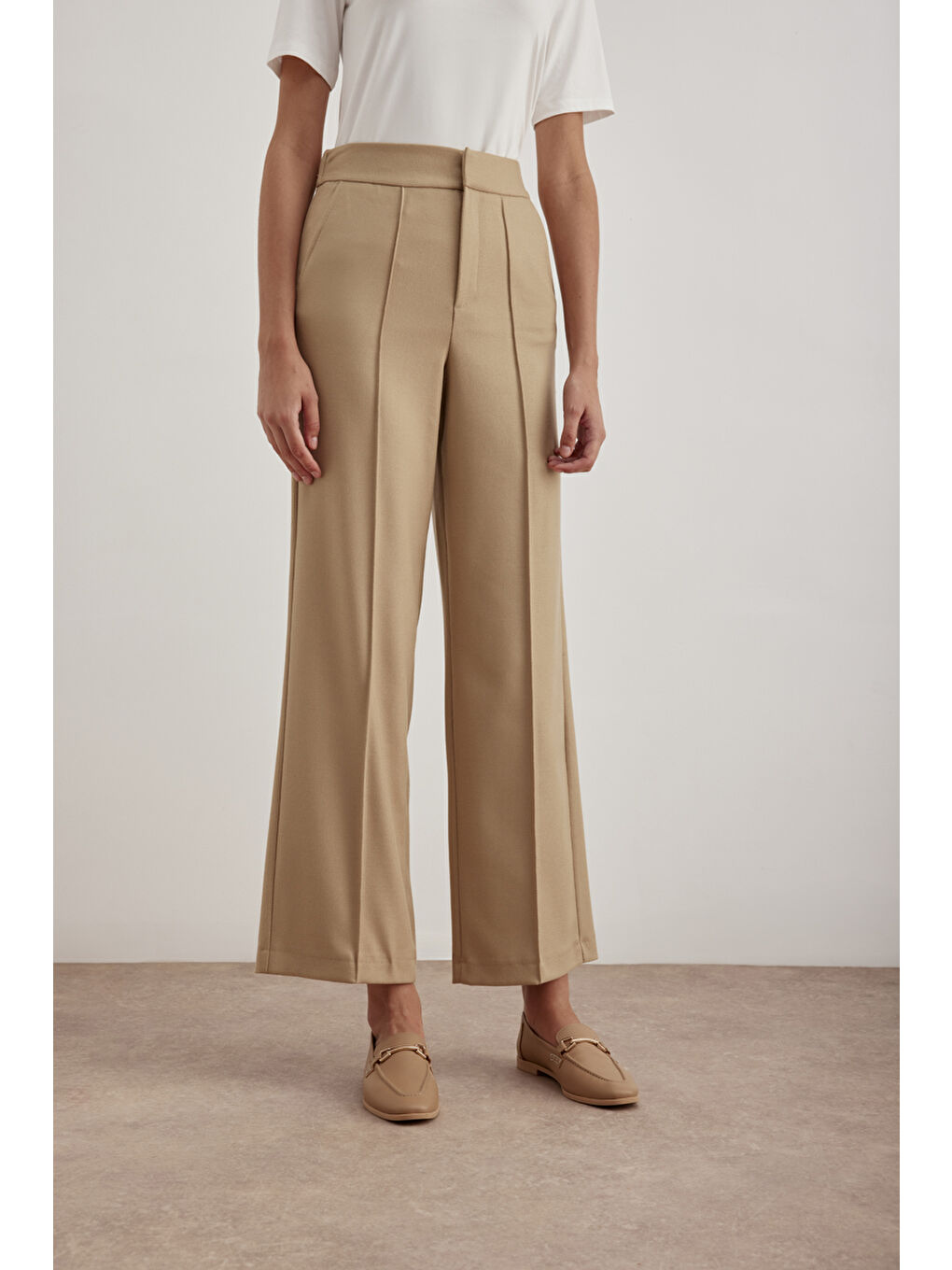 Kahverengi Nervürlü Pantolon-2