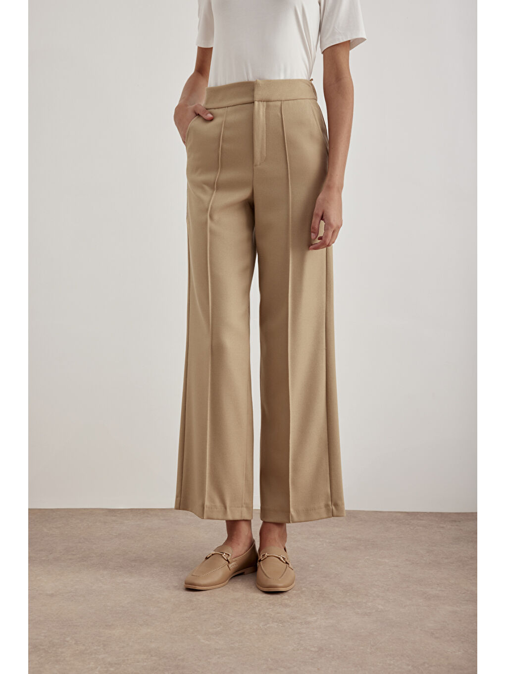 Kahverengi Nervürlü Pantolon-3