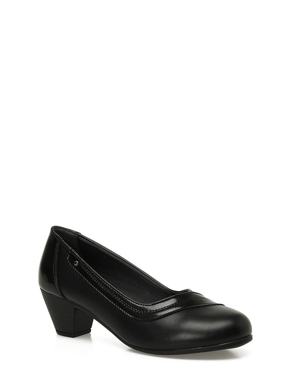 165050.Z5PR Siyah Kadın Topuklu Ayakkabı-1