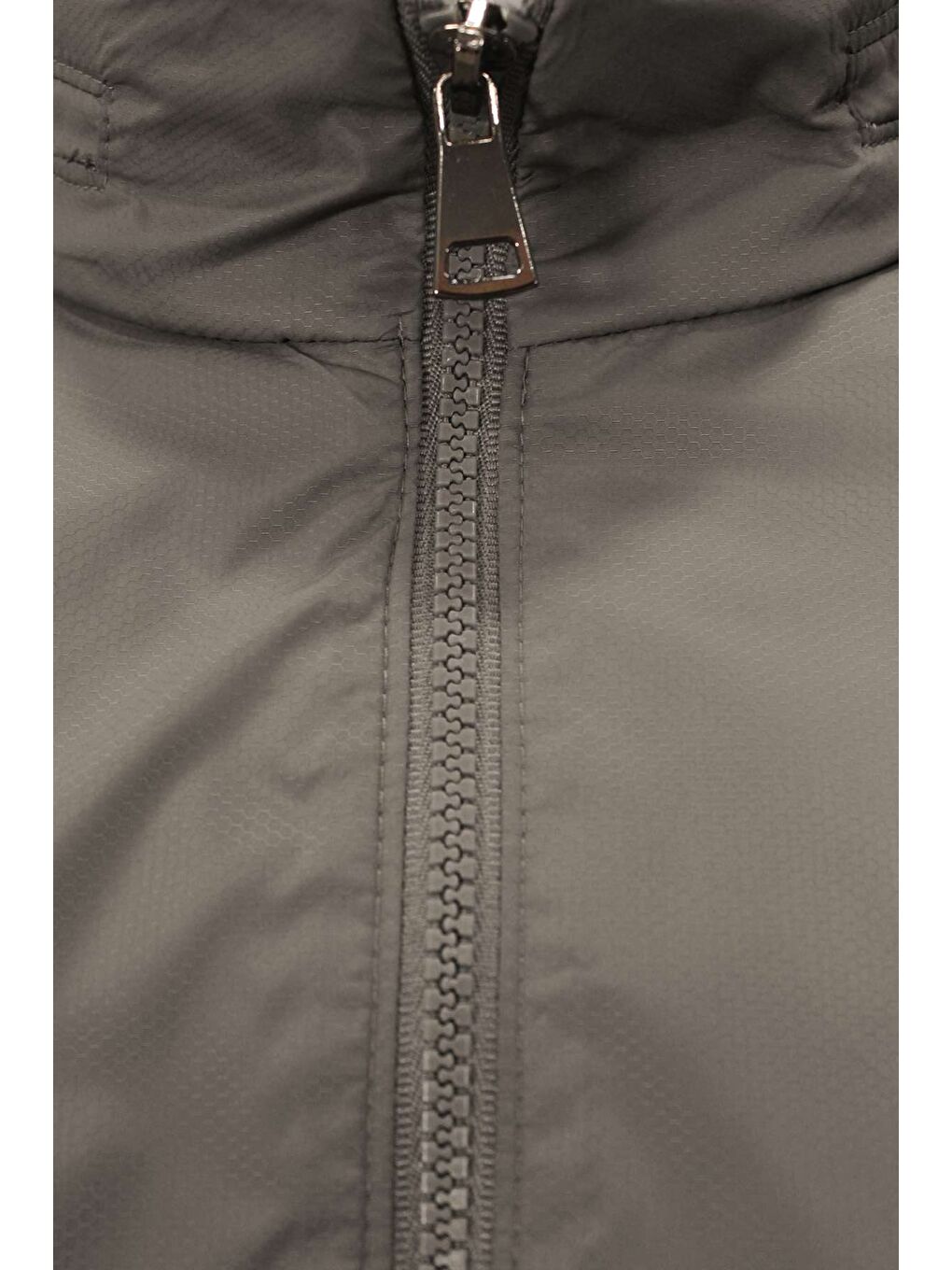 Bej Taş Rengi Modern Erkek Bomber Mont-1