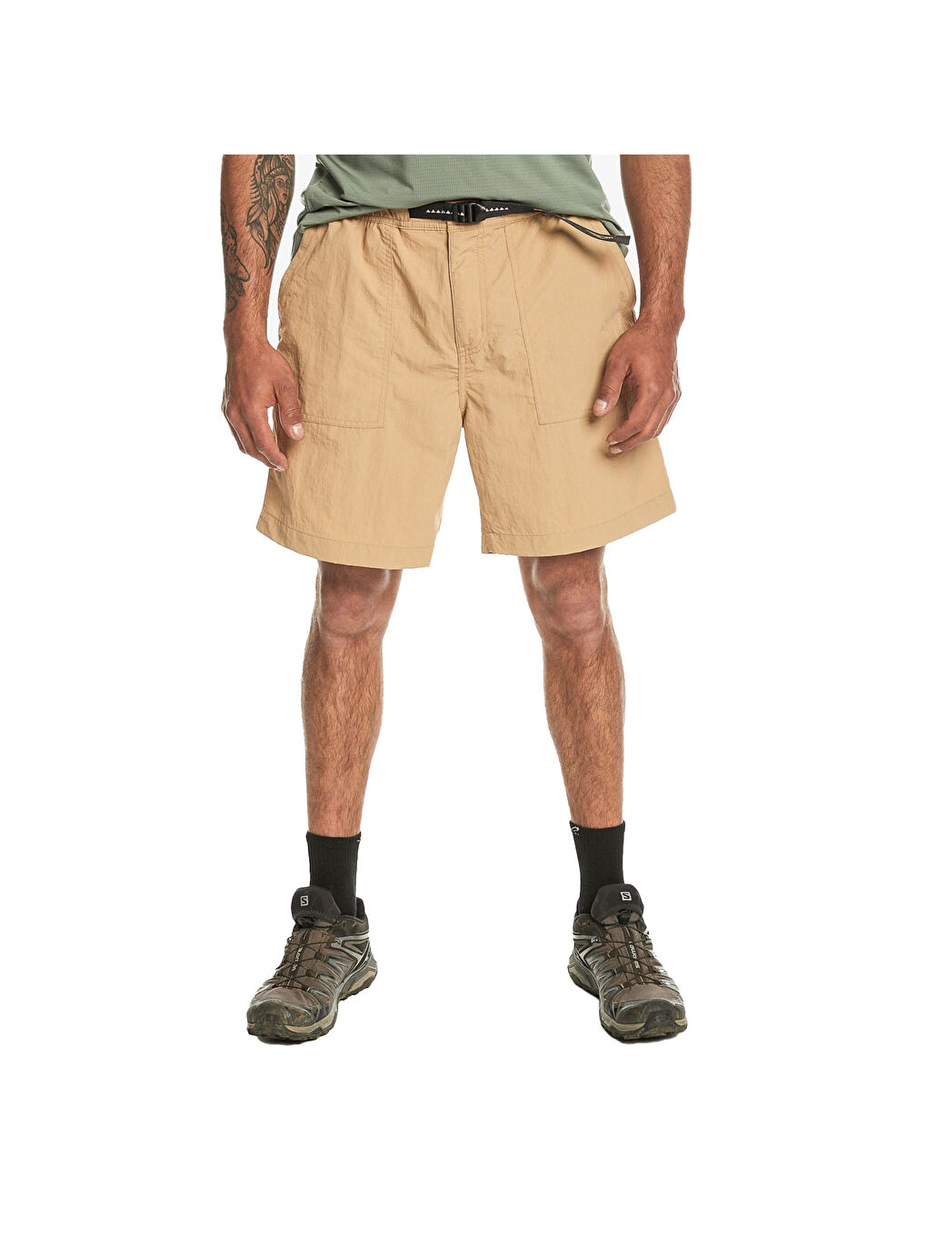 Bej Run Ashore Erkek Yeşil Walkshort