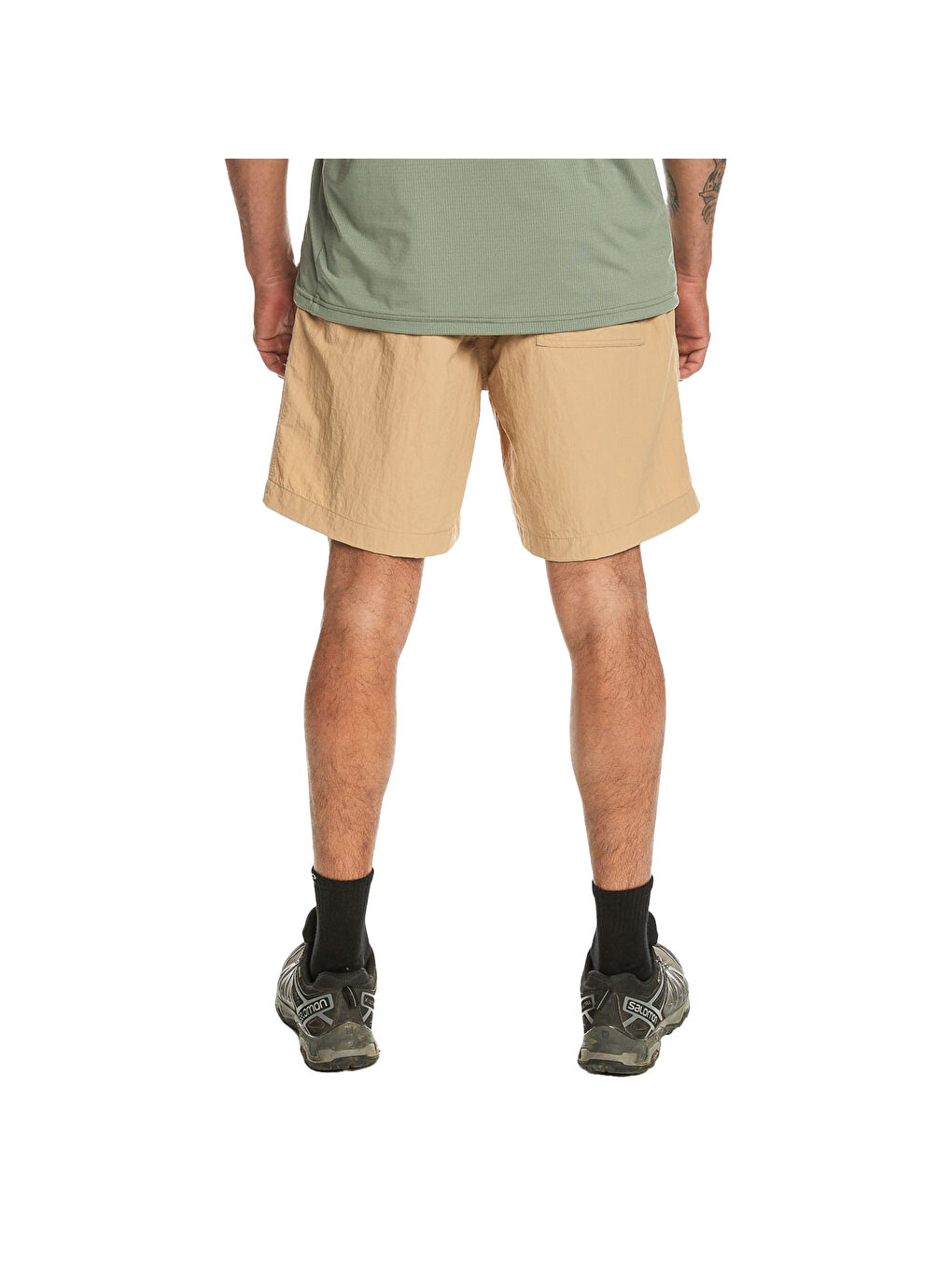 Bej Run Ashore Erkek Yeşil Walkshort-3