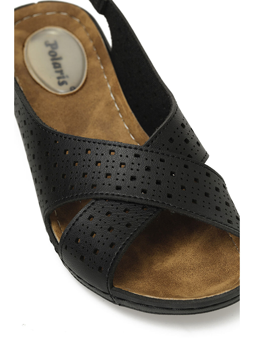 162751.Z5FX Siyah Kadın Düz Sandalet-6