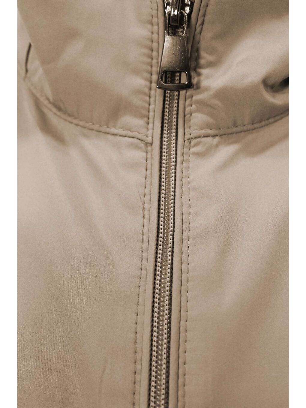 Bej Taş Erkek Bomber Mont – Modern Kesim-4