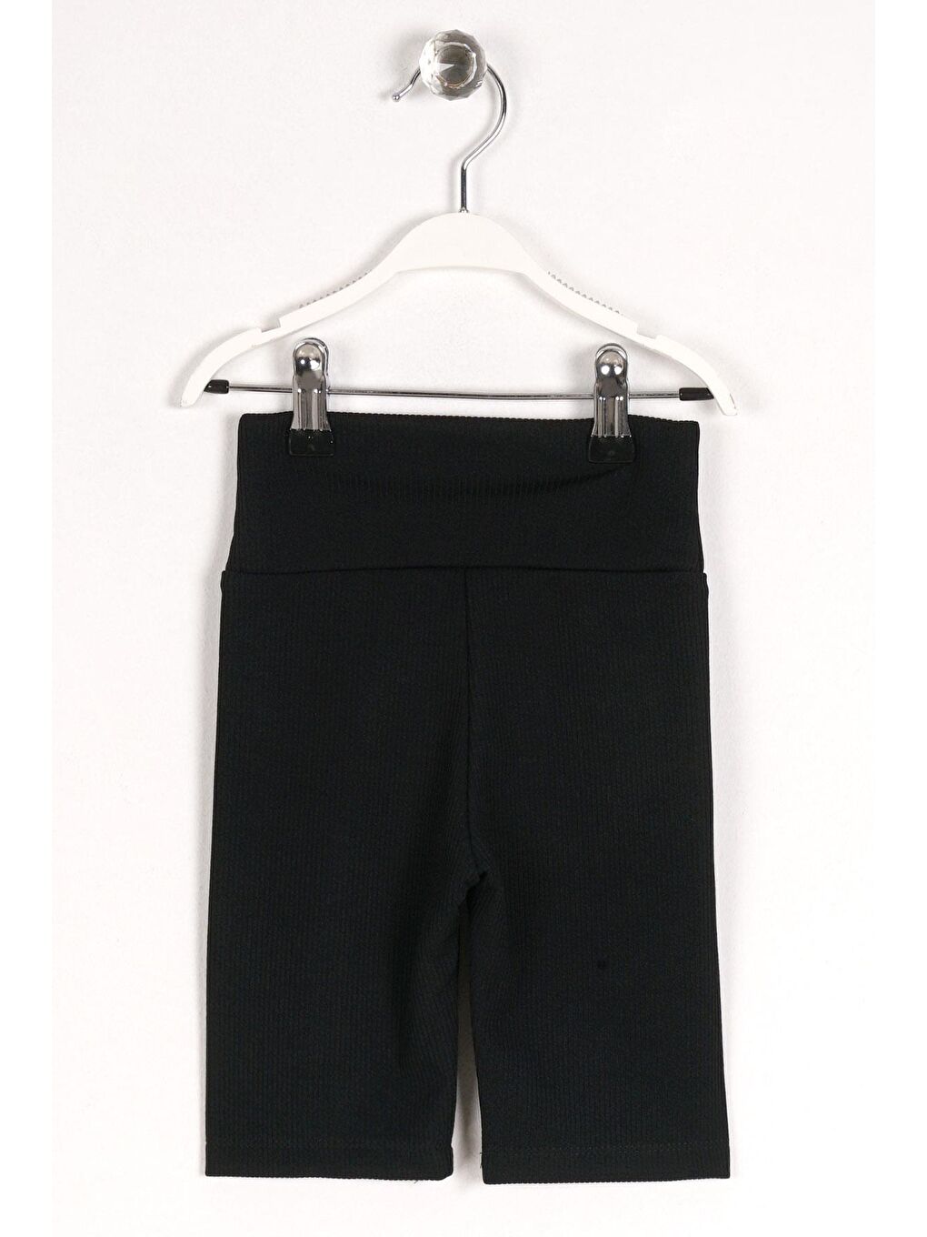 Fitilli Siyah Renk Kız Çocuk Tayt-8