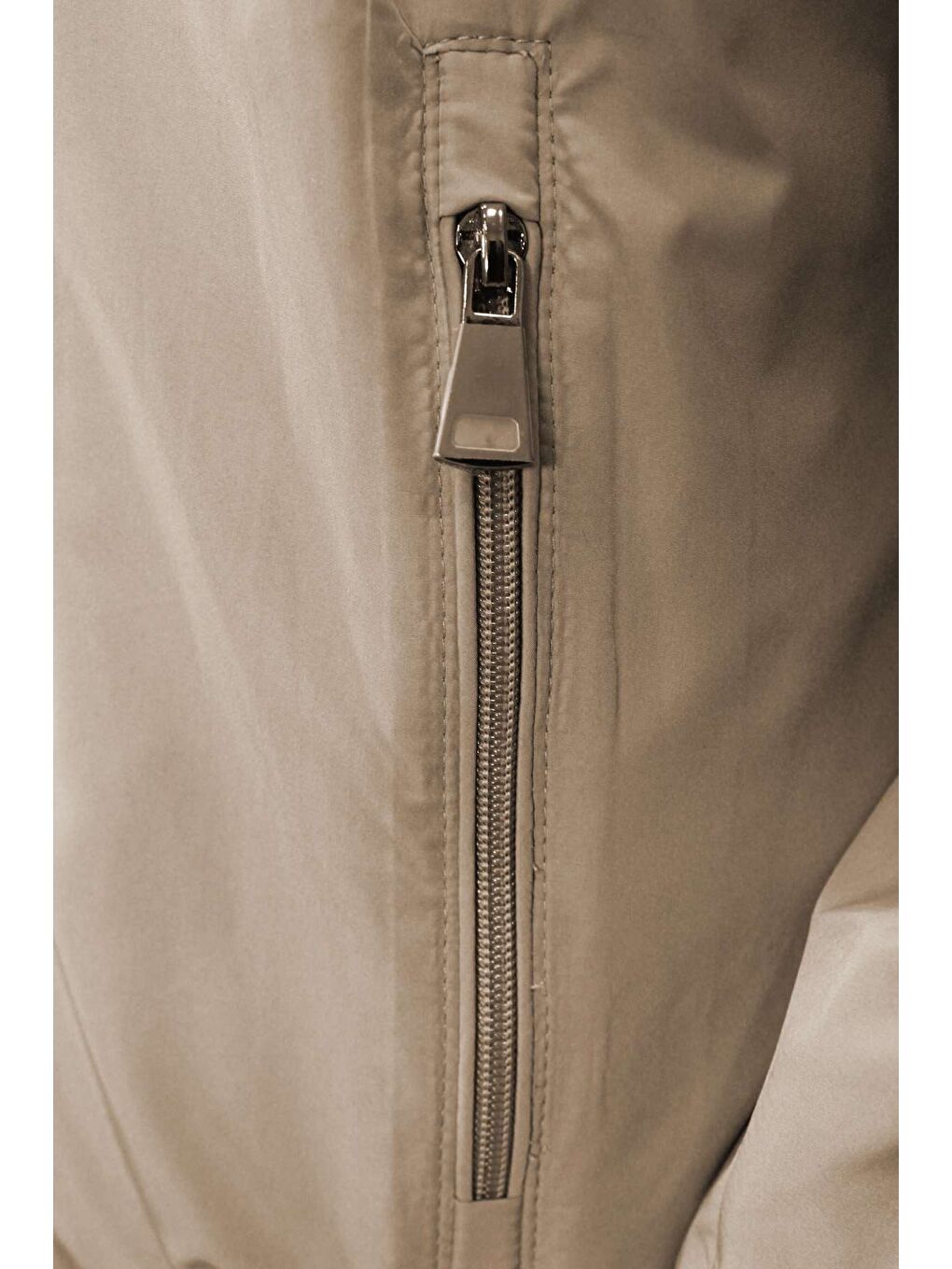 Bej Taş Erkek Bomber Mont – Modern Kesim-5