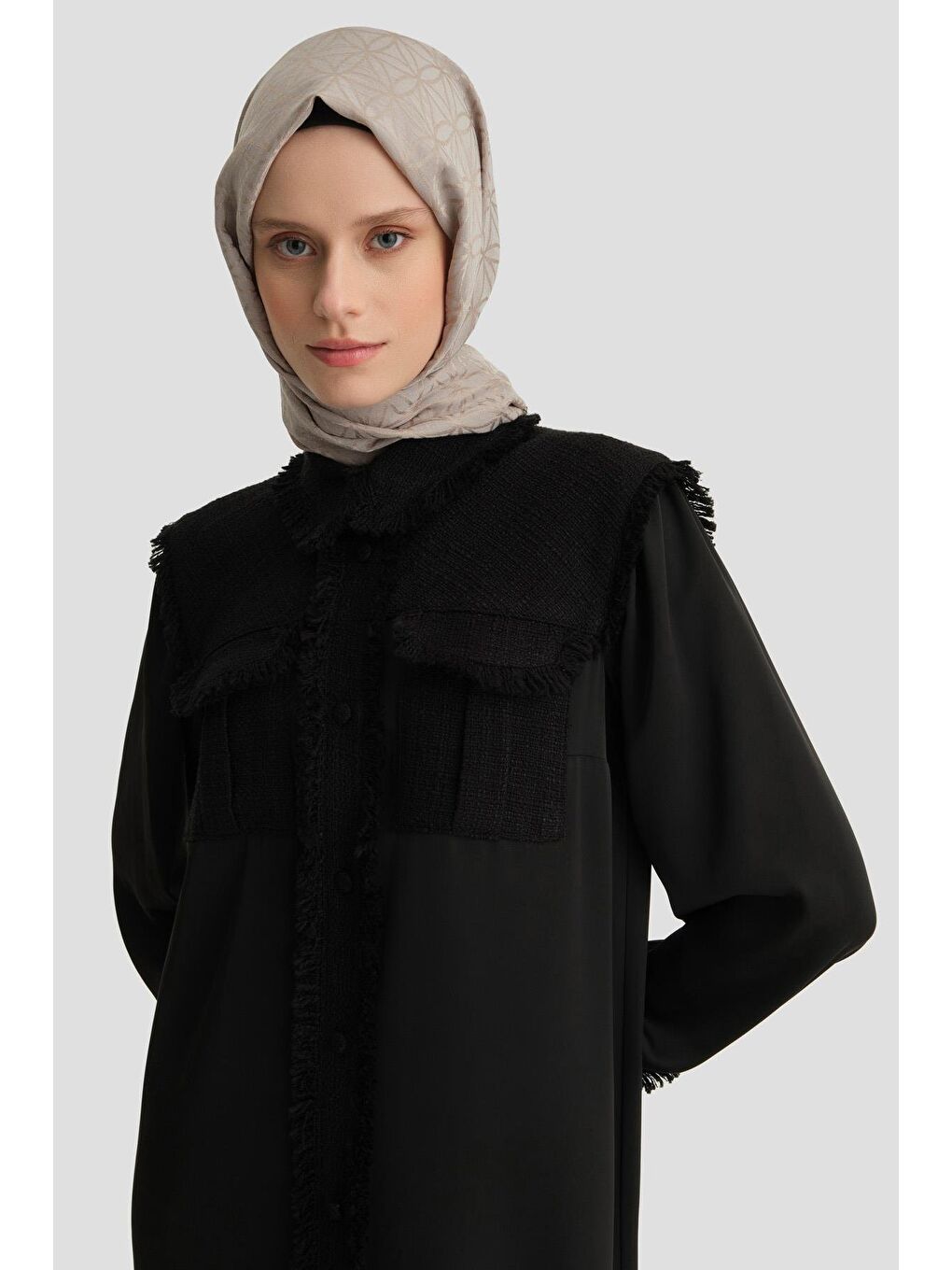 ARMİNE Tüvit Mix Tunik 24K4400 Siyah - 2