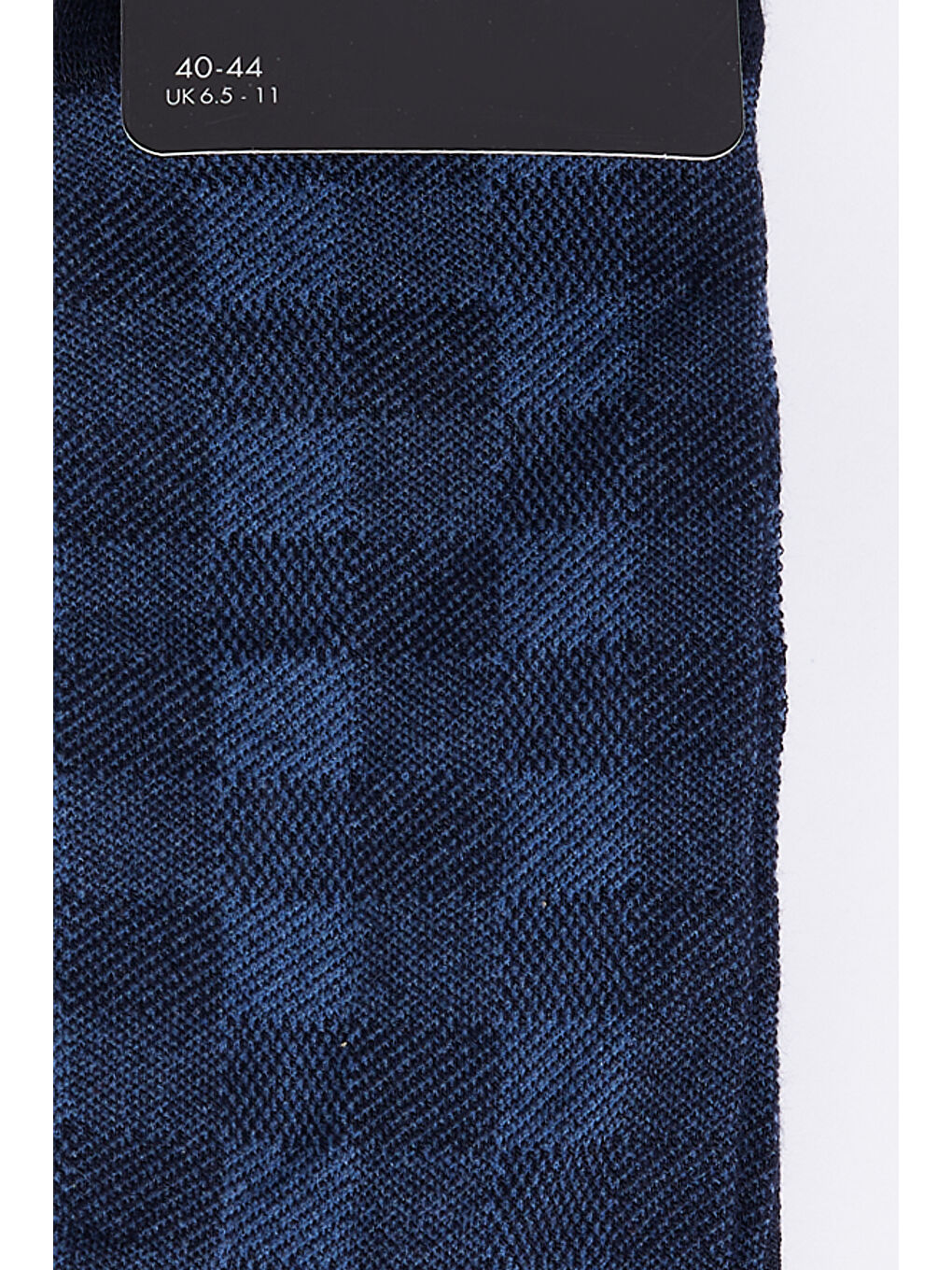 Erkek Lacivert-Mavi Desenli Bambulu Soket Çorap-1