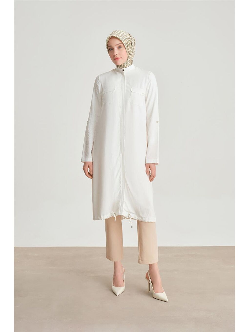 Beyaz Tunik Ort4217 İnci