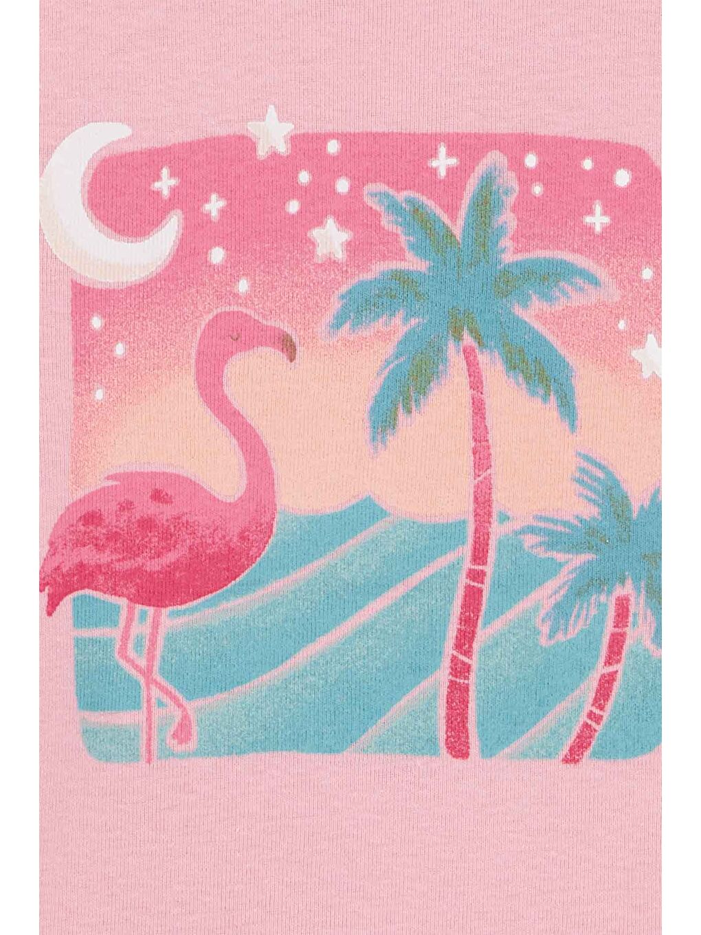 Karışık Küçük Kız Çocuk Pijama Set 4'lü Paket-1