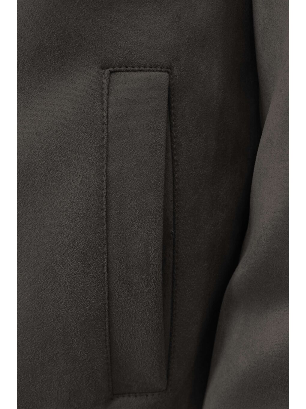 Gri Antrasit Süet Görünümlü Erkek Mont | Modern Şehir Stili-2