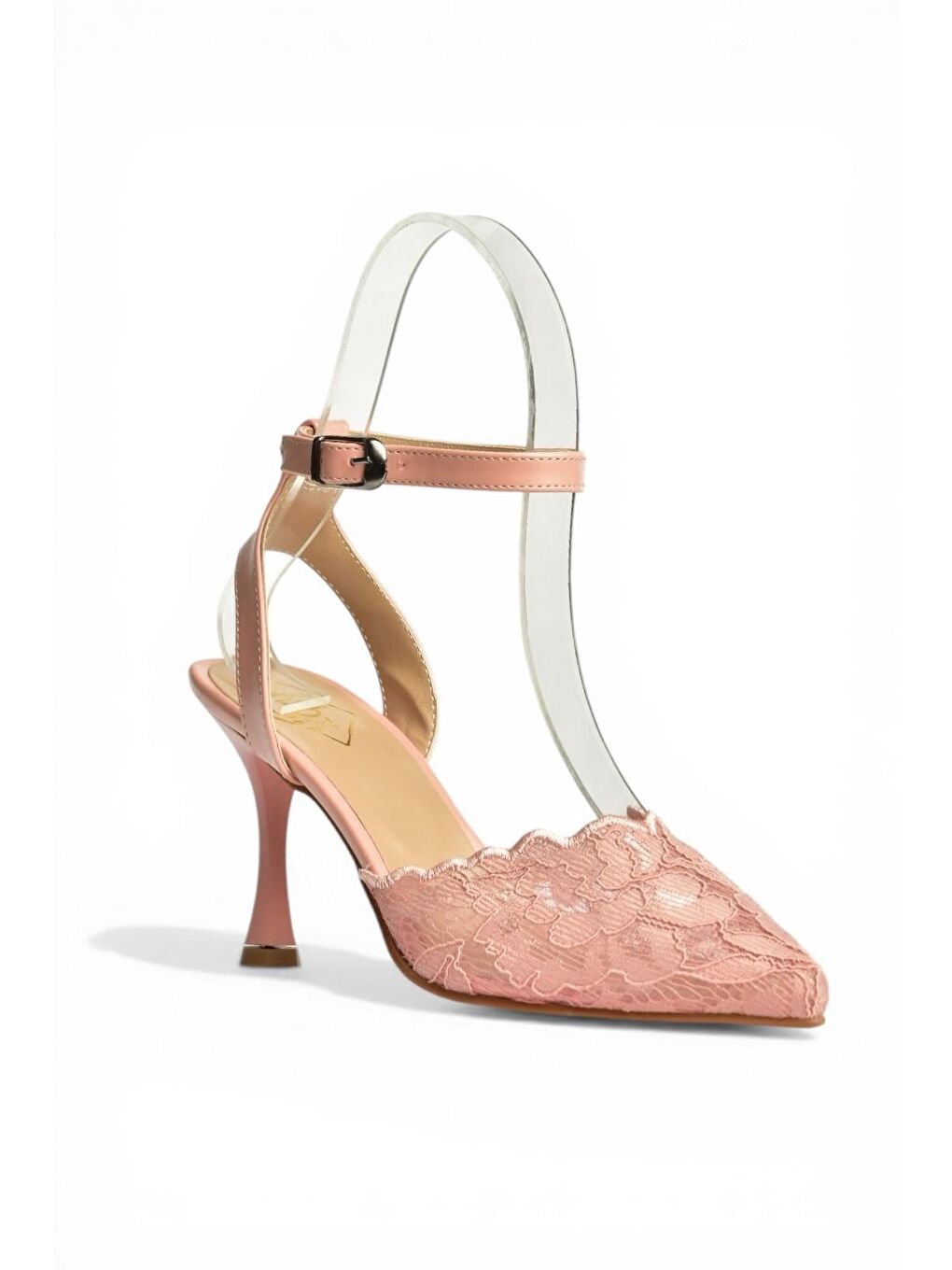 Pembe Pudra Kadın Topuklu Ayakkabı Y752044206-5