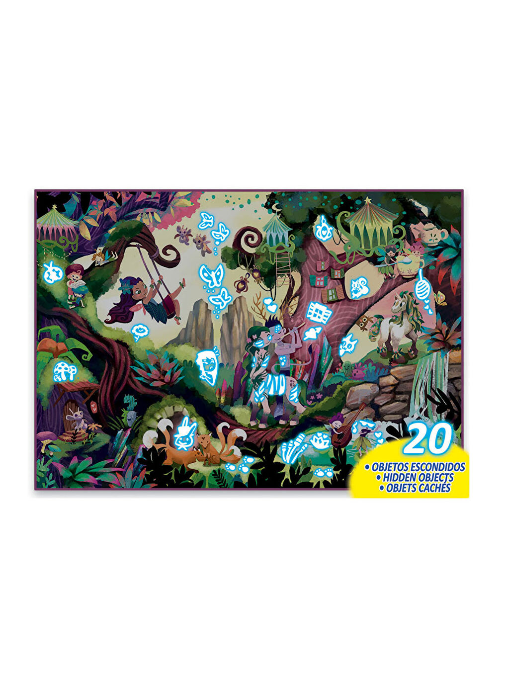 Çocuk Puzzle 200 Bosque Magico Mys 18612-2