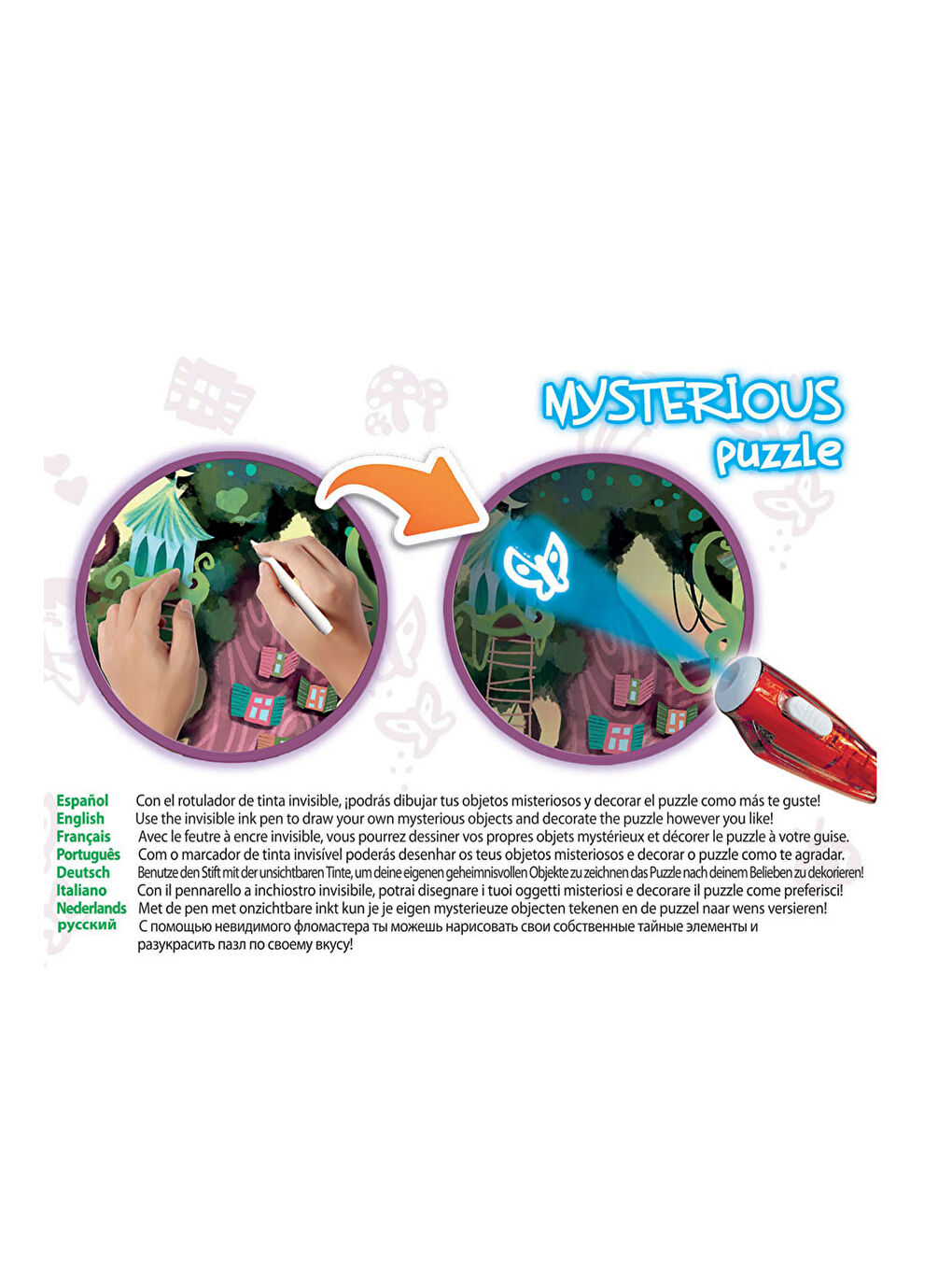 Çocuk Puzzle 200 Bosque Magico Mys 18612-3