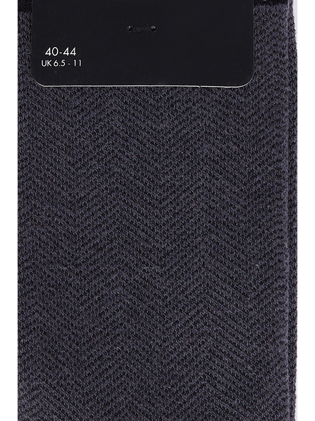 Erkek Antrasit-Siyah Desenli Pamuklu Soket Çorap-1