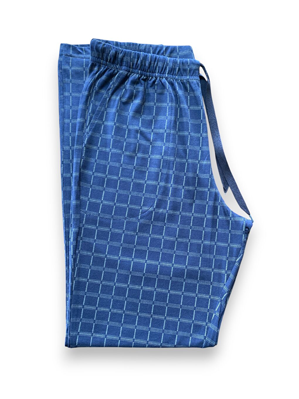 Gri Erkek Lacivert  %100 Pamuk Yüksek Kalite Rahat Cepli Pijama Altı-1