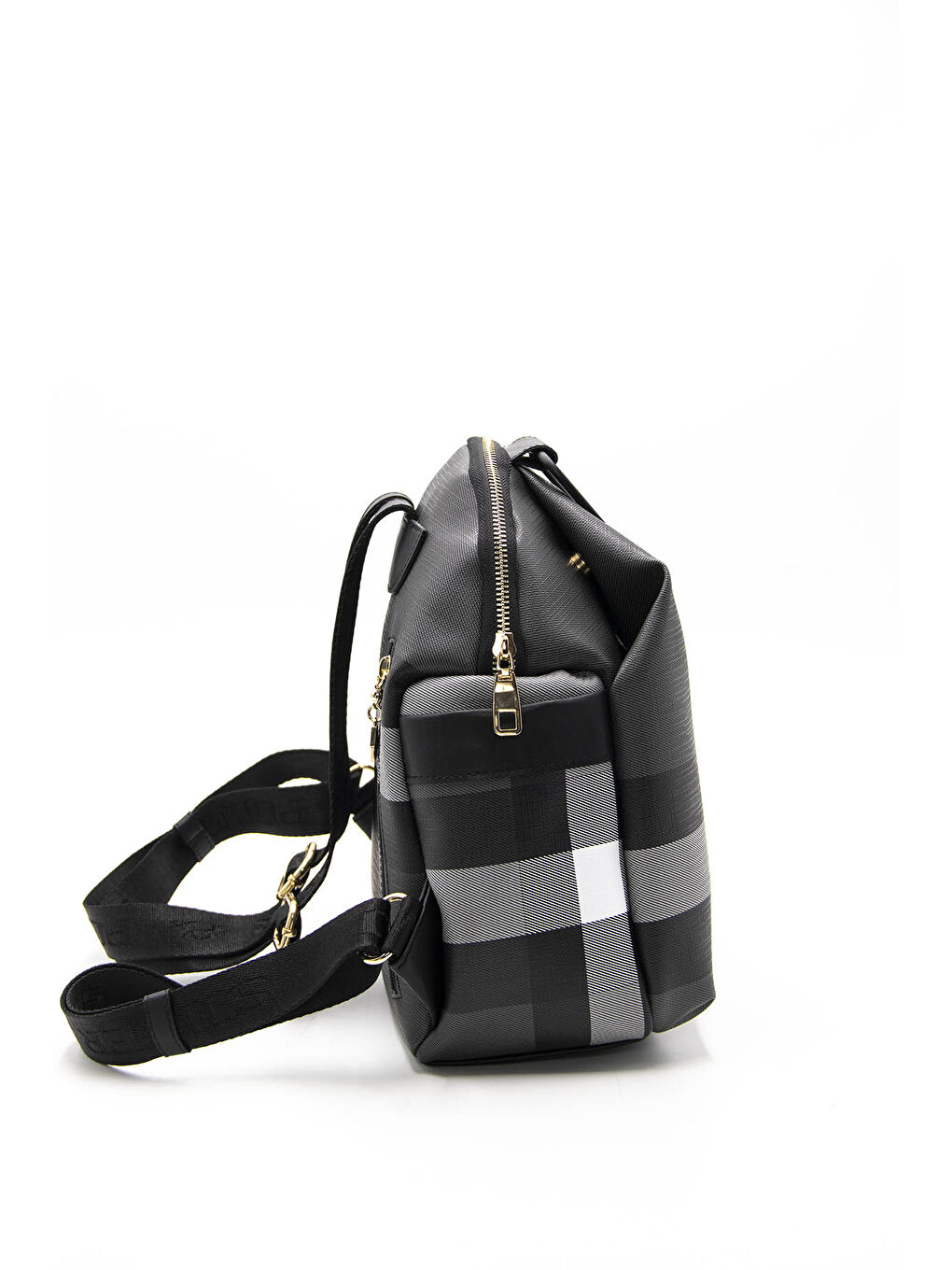 Siyah Kadın 771-42702 SIRT ÇANTASI M129 SİYAH-MAT SİYAH-3