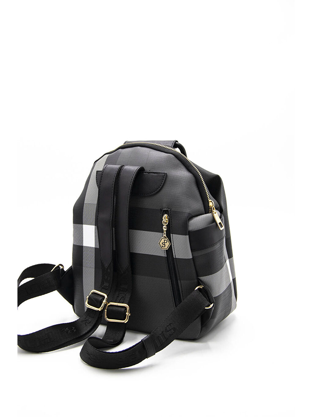 Siyah Kadın 771-42702 SIRT ÇANTASI M129 SİYAH-MAT SİYAH-4