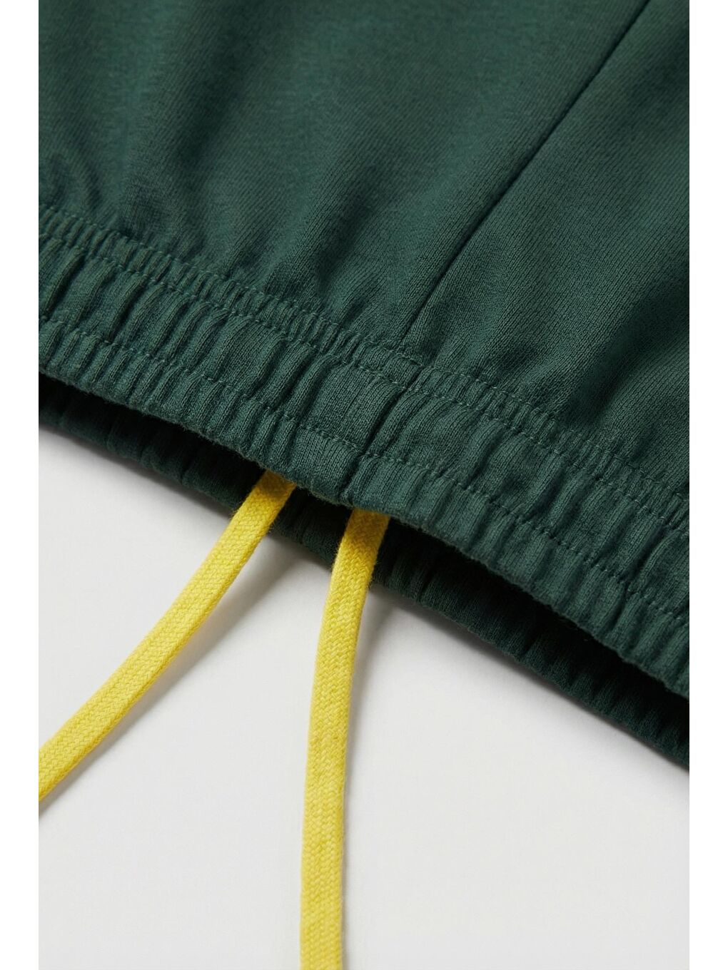 Çocuk Pamuklu Koyu Yeşil Limon Baskılı T-Shirt Şort Takım - Yazlık Spor Kombin-2