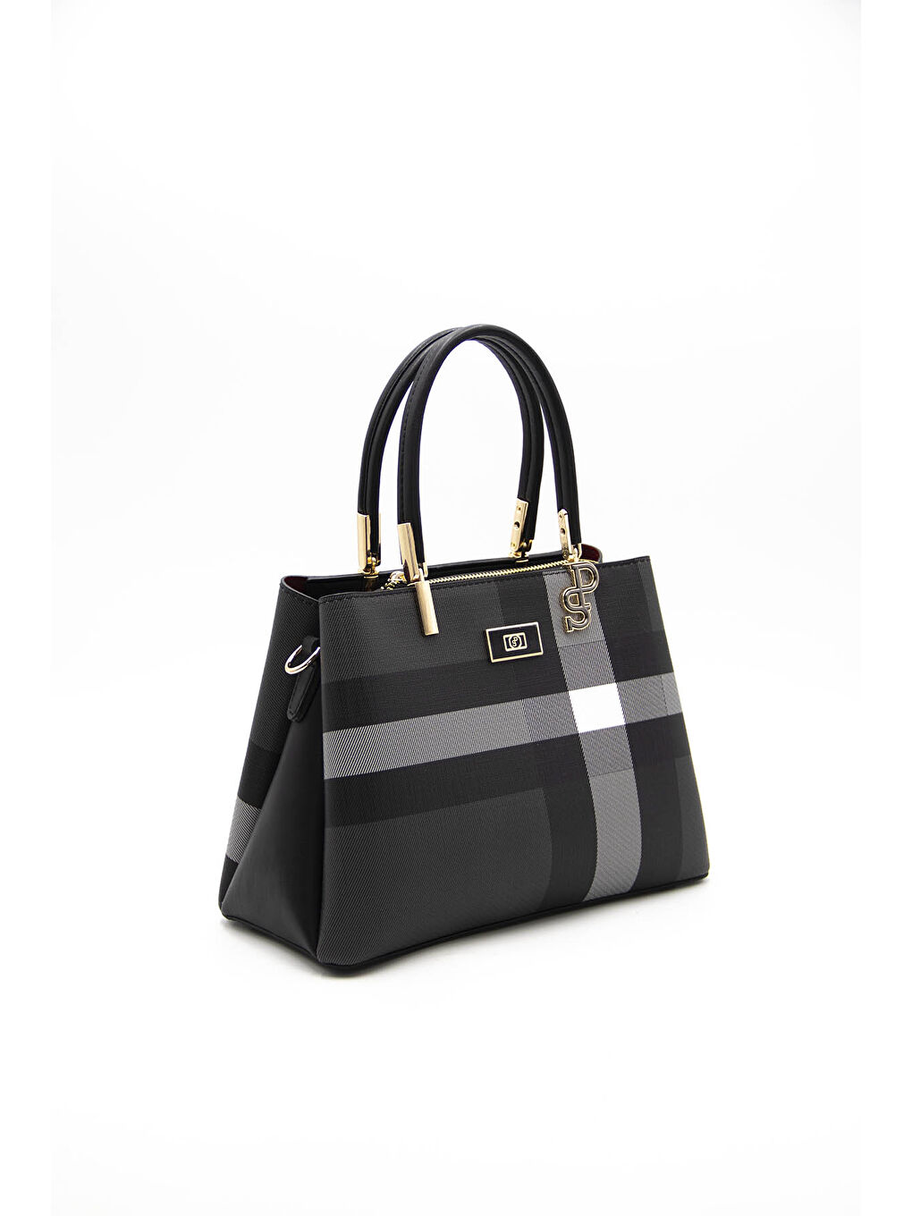 Siyah Kadın Omuz Çantası 1098-42307 BAYAN ÇANTASI M129 SİYAH-MAT SİYAH-1