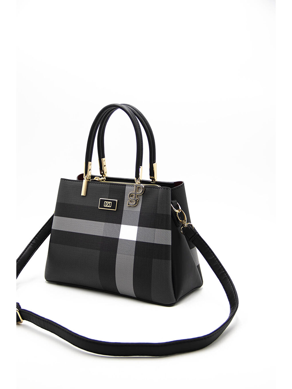 Siyah Kadın Omuz Çantası 1098-42307 BAYAN ÇANTASI M129 SİYAH-MAT SİYAH-3