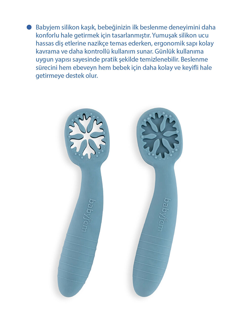 Silikon İkili İlk Kaşığım Mint-2