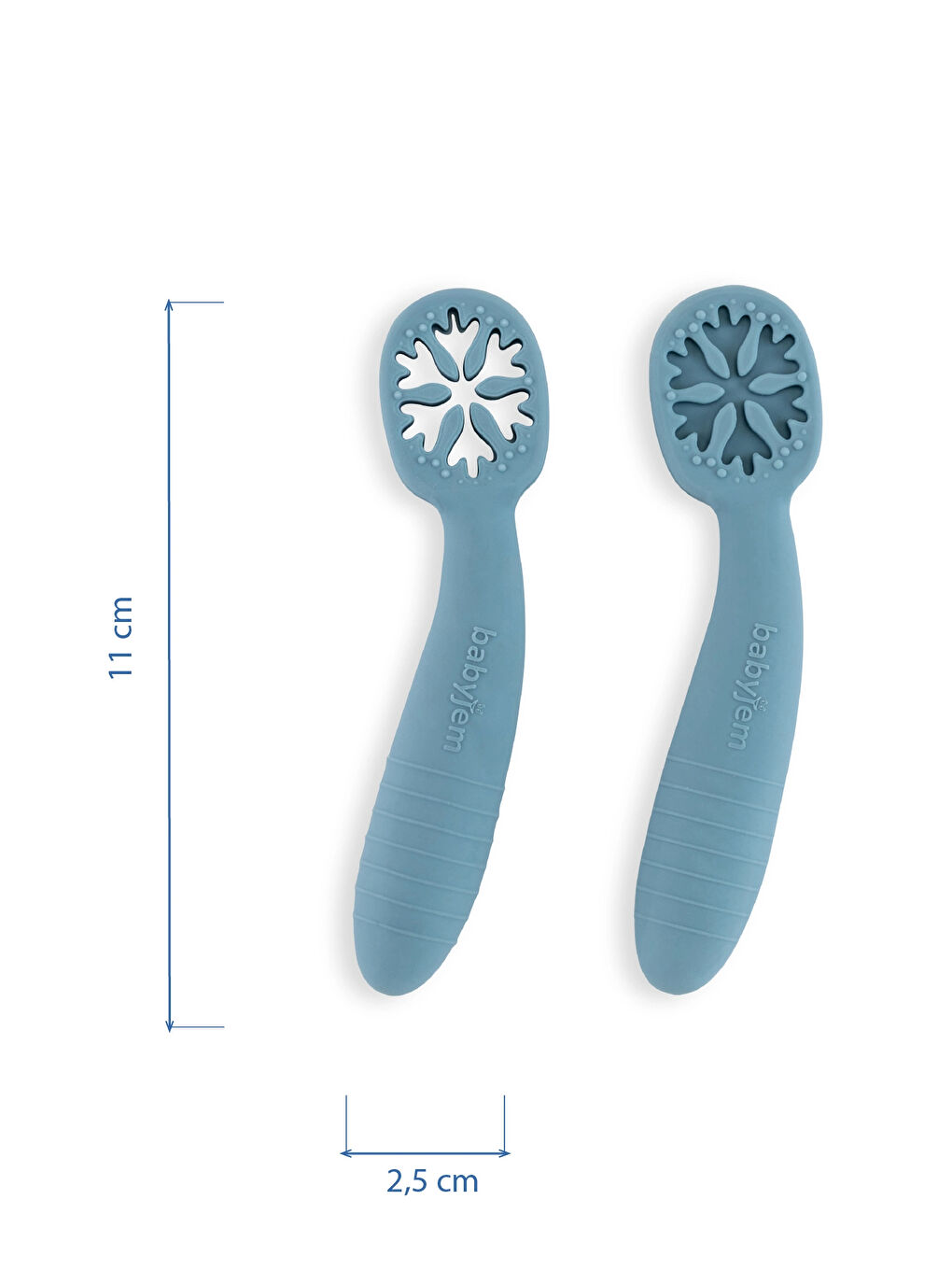 Silikon İkili İlk Kaşığım Mint-5