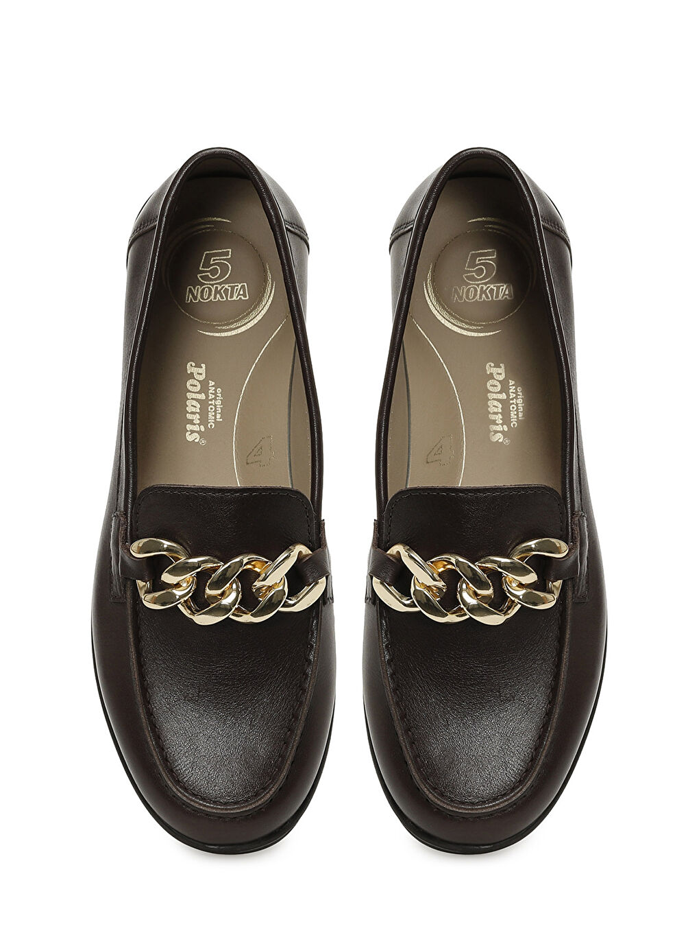 105403.Z6FX Kahverengi Kadın Loafer-3