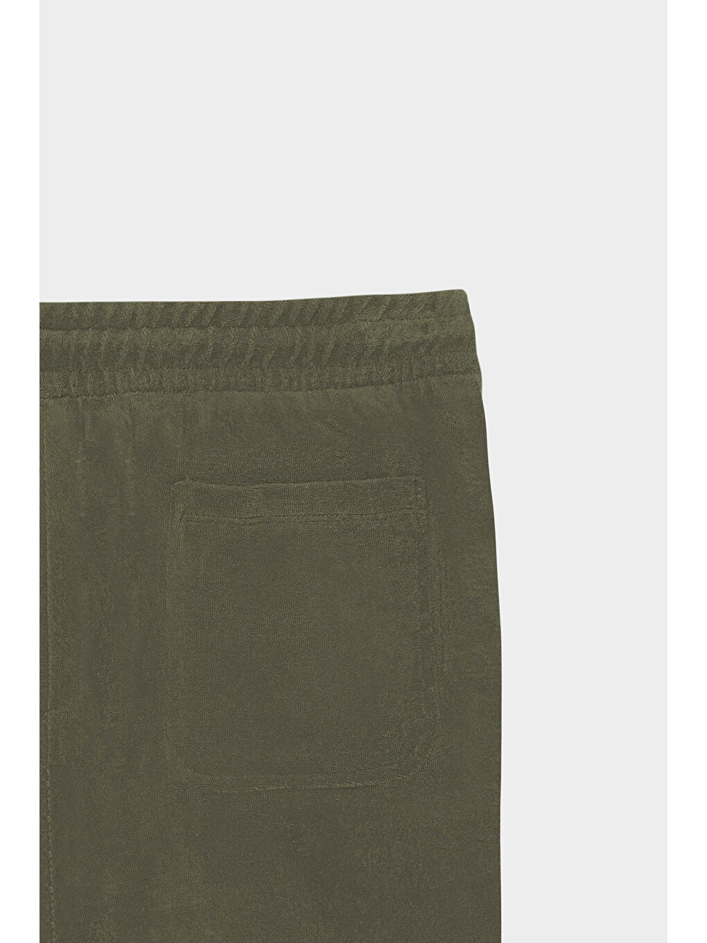 Erkek Haki Standart Fit Normal Kesim Havlu Şort-7