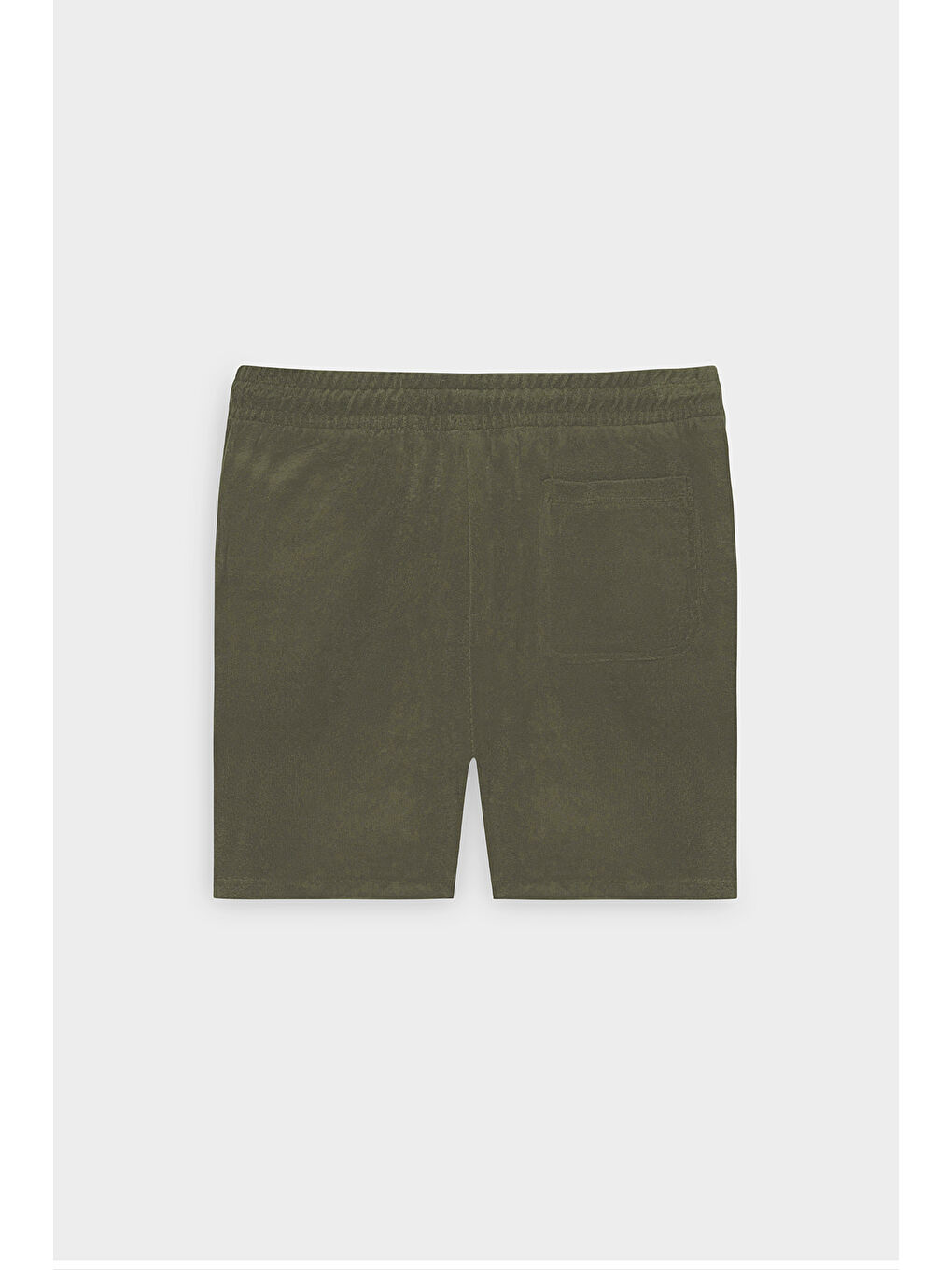 Erkek Haki Standart Fit Normal Kesim Havlu Şort-8