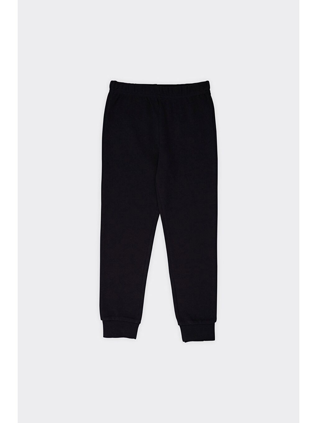 Erkek Çocuk Beli Lastikli Siyah Pijama Altı