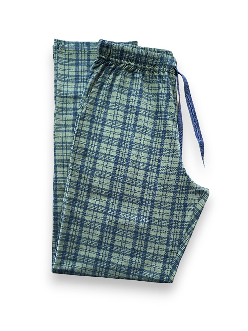 Formo Erkek Yeşil Ekose %100 Pamuk Yüksek Kalite Rahat Pijama Altı - 1