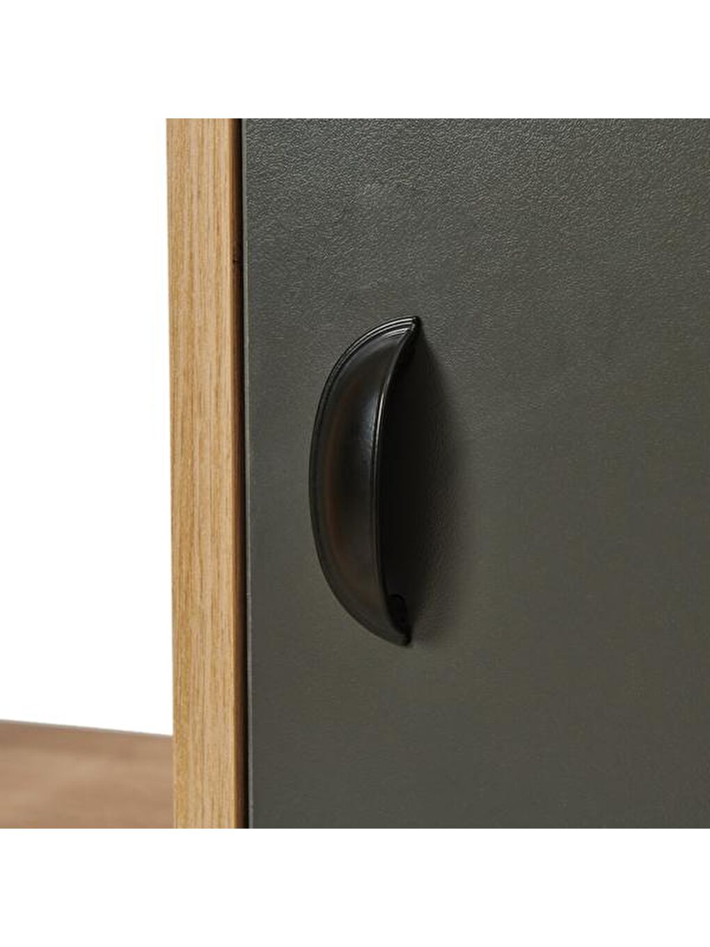 Kahverengi Julia Kitaplık - Safir Meşe / Antrasit-8