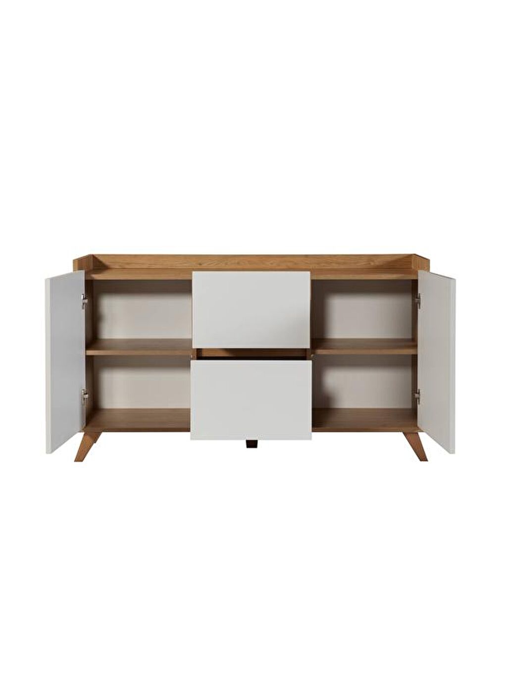 Kahverengi Vera Konsol - Beyaz / Sepet - 140 cm-1