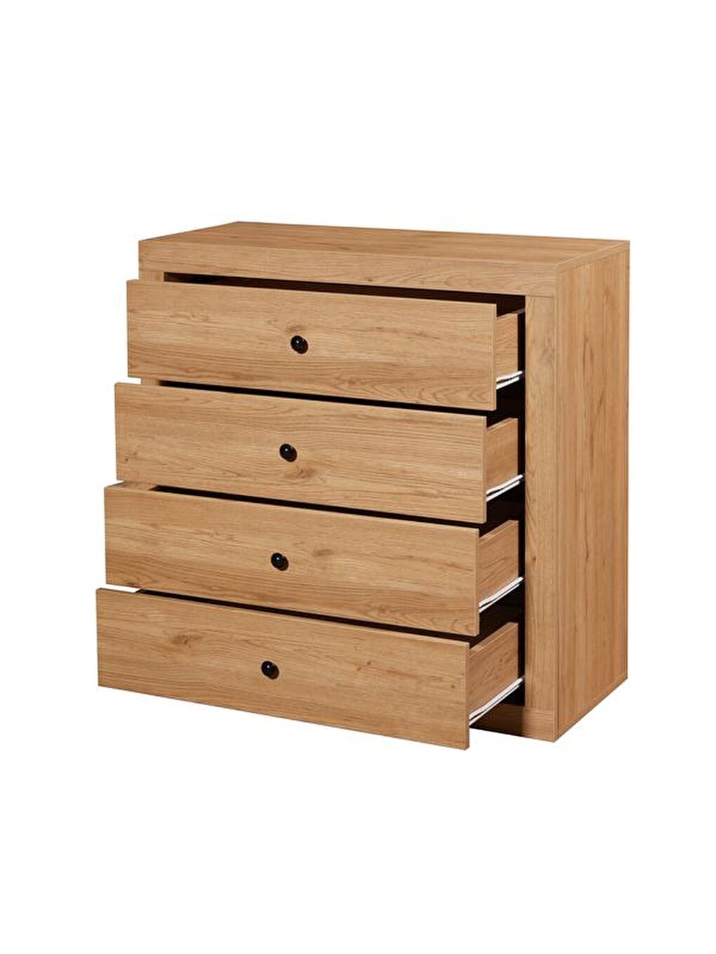 Kahverengi Plus 4 Çekmeceli Şifonyer - Sepet-1