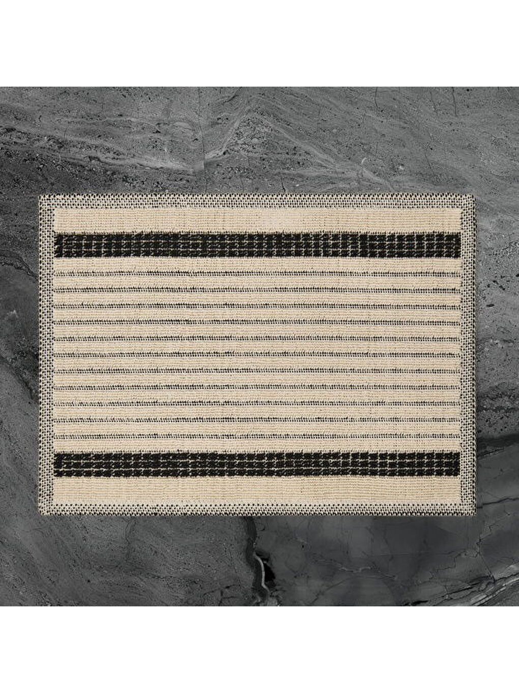 Soft Linya 2'li Banyo Paspası - Ekru - 60x100 cm + 50x60 cm-2