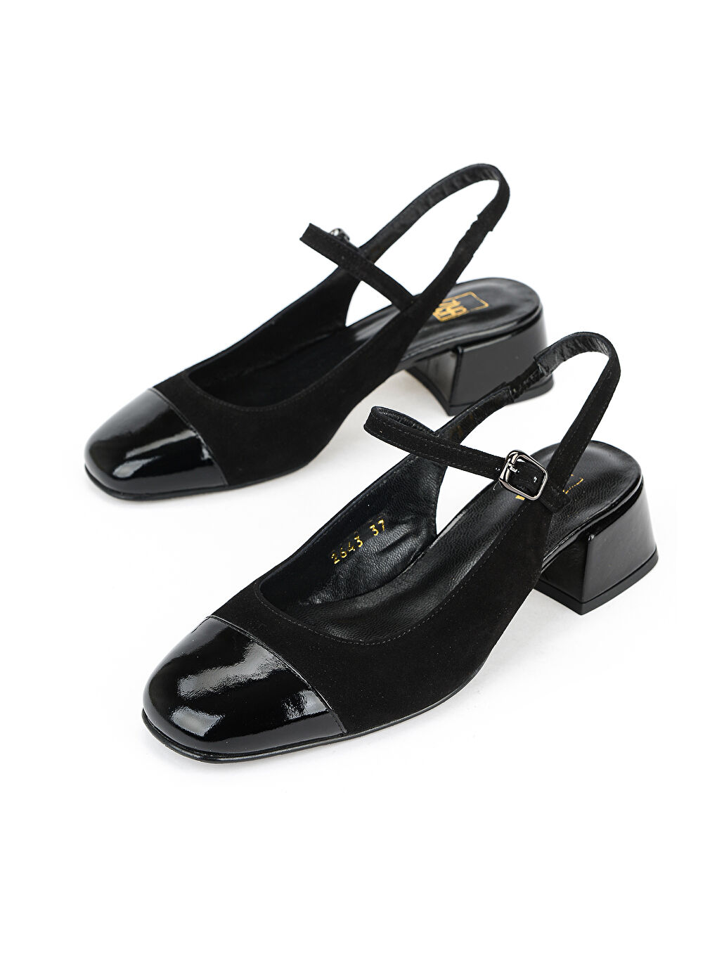 Kadın Hakiki Deri Topuklu Ayakkabı 1611030Z2643 Siyah-3