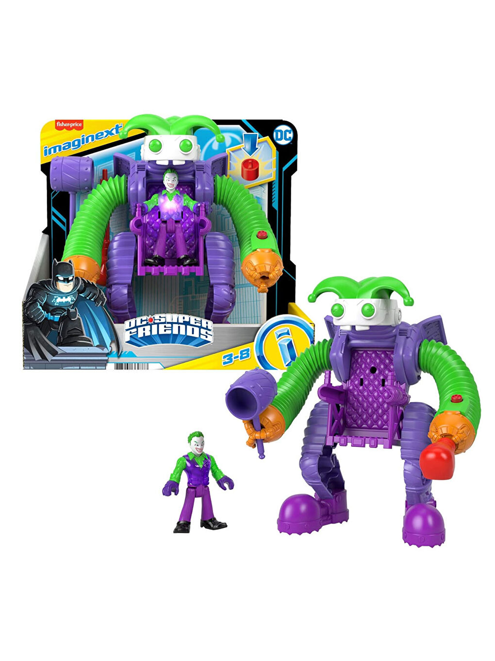 Imaginext Renksiz DC Super Friends Özel Araçlar M5649-HGX80 - 3