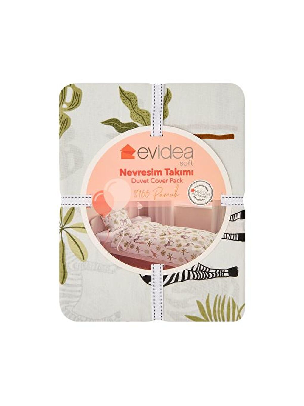 Çocuk Zoo Nevresim Takımı - Yeşil-1