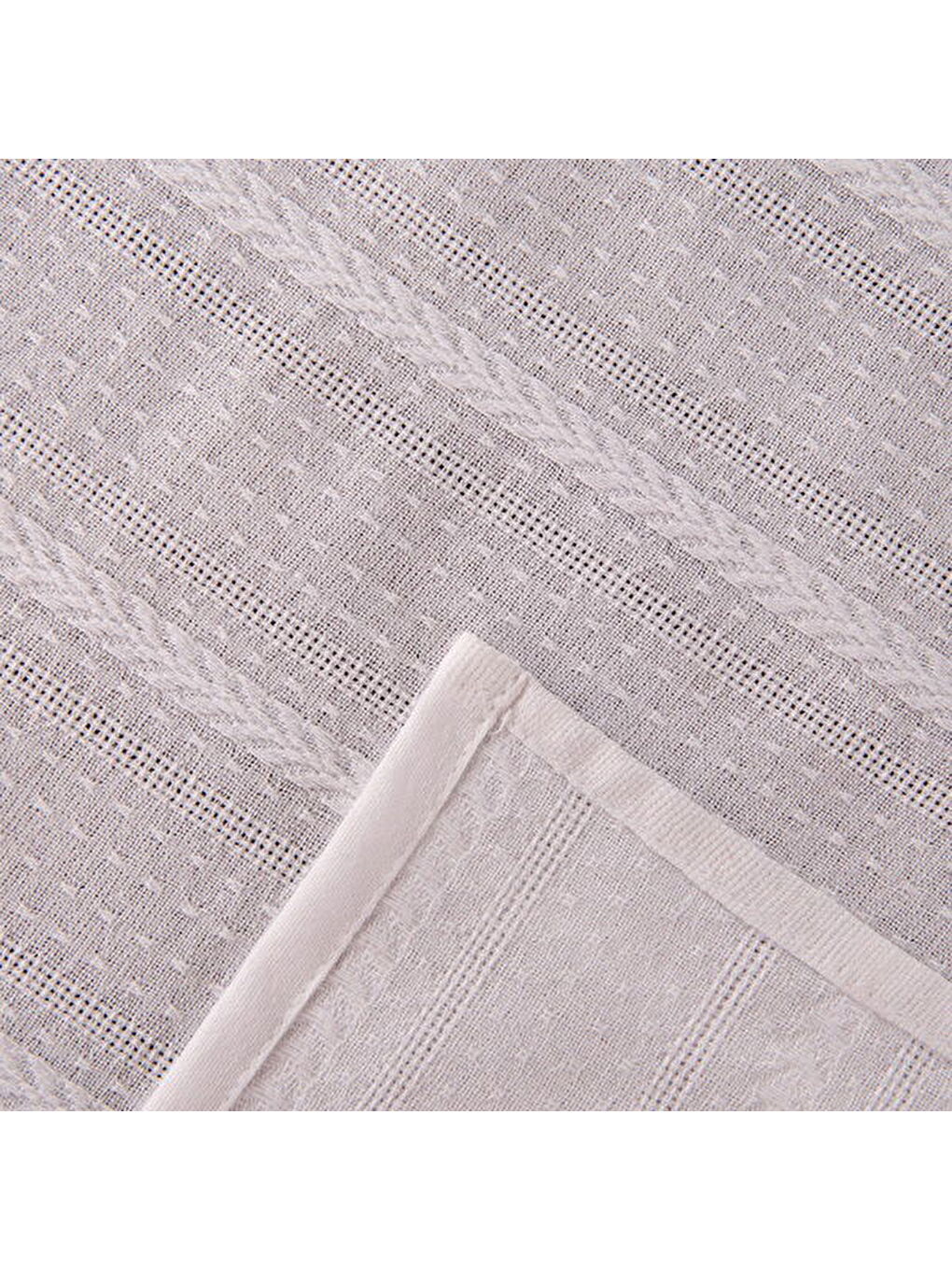 Soft Granny Runner - Beyaz - 40x135 cm-2