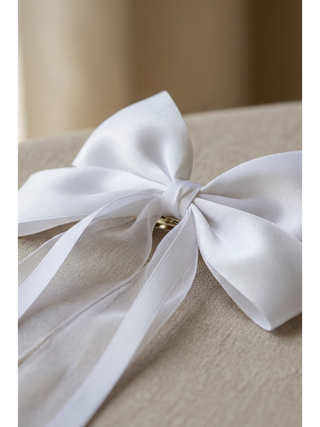 Tül Fiyonk Otomat Toka Beyaz-1