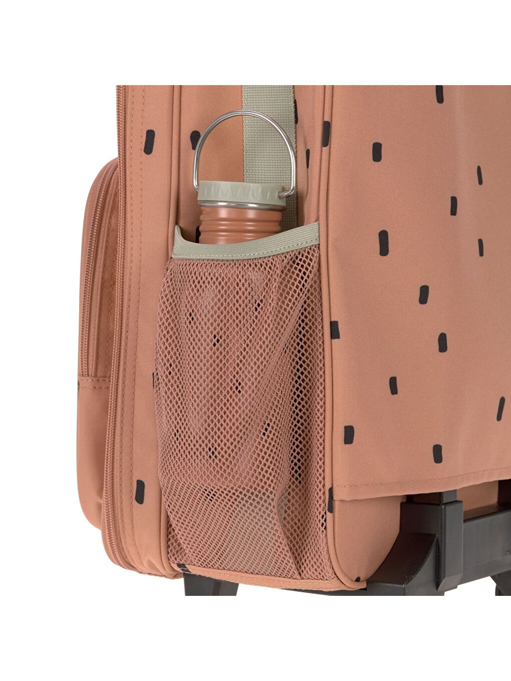 Bej Happy Prints Çekçekli Çanta Caramel-4