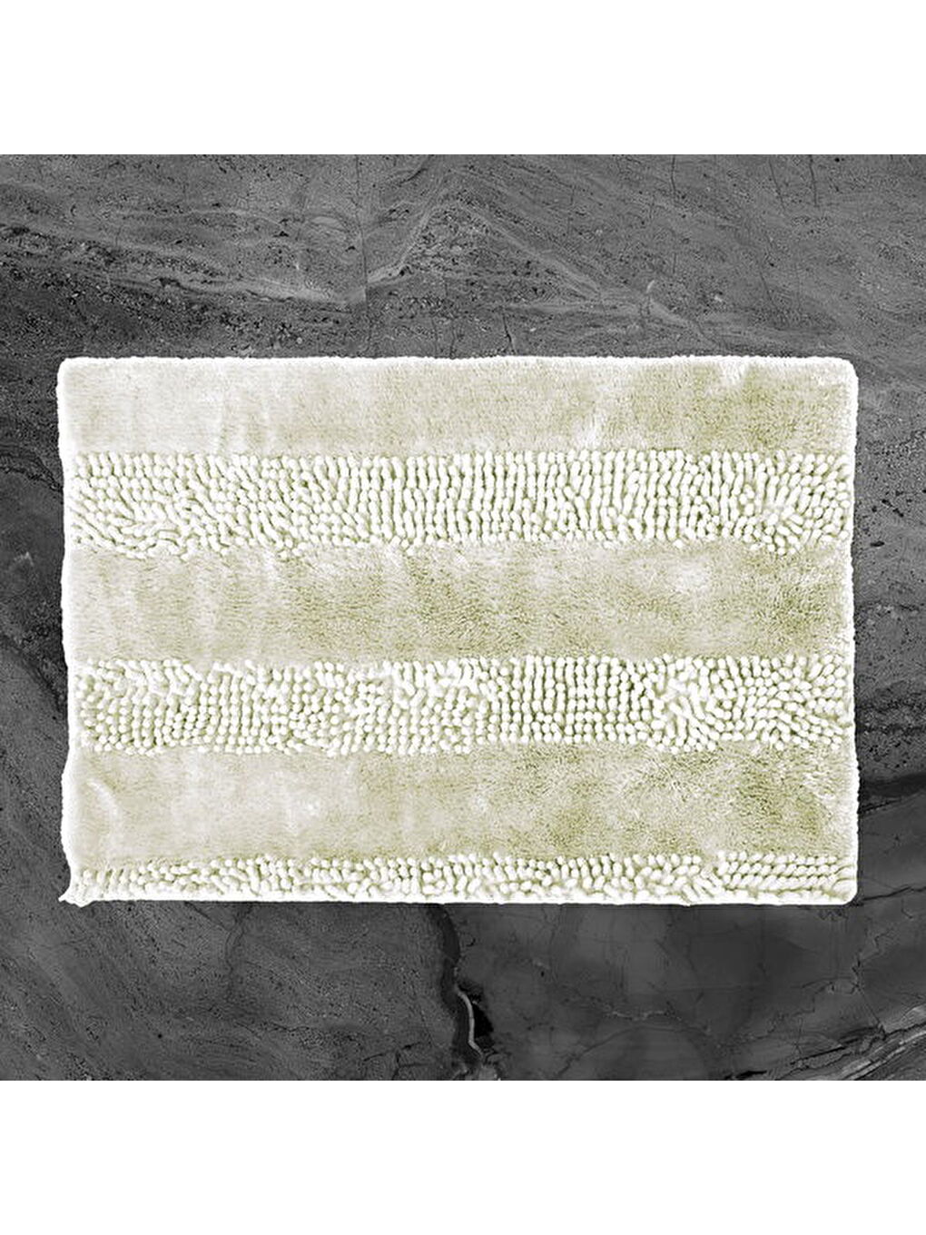 Ekru Soft Line 2'li Banyo Paspası - Krem - 60x90 cm + 45x60 cm-2