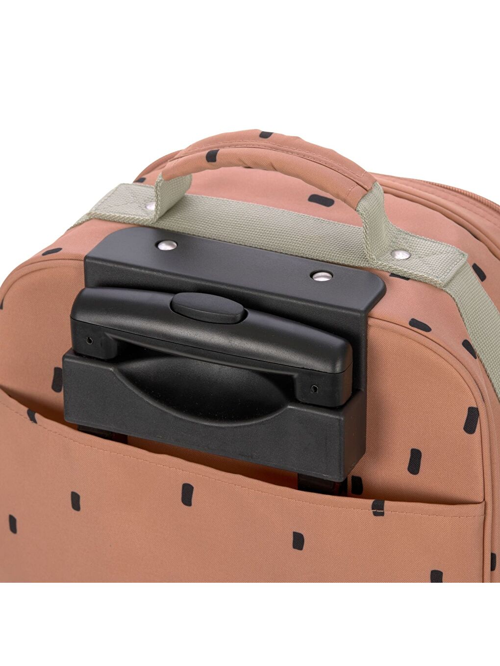 Bej Happy Prints Çekçekli Çanta Caramel-5