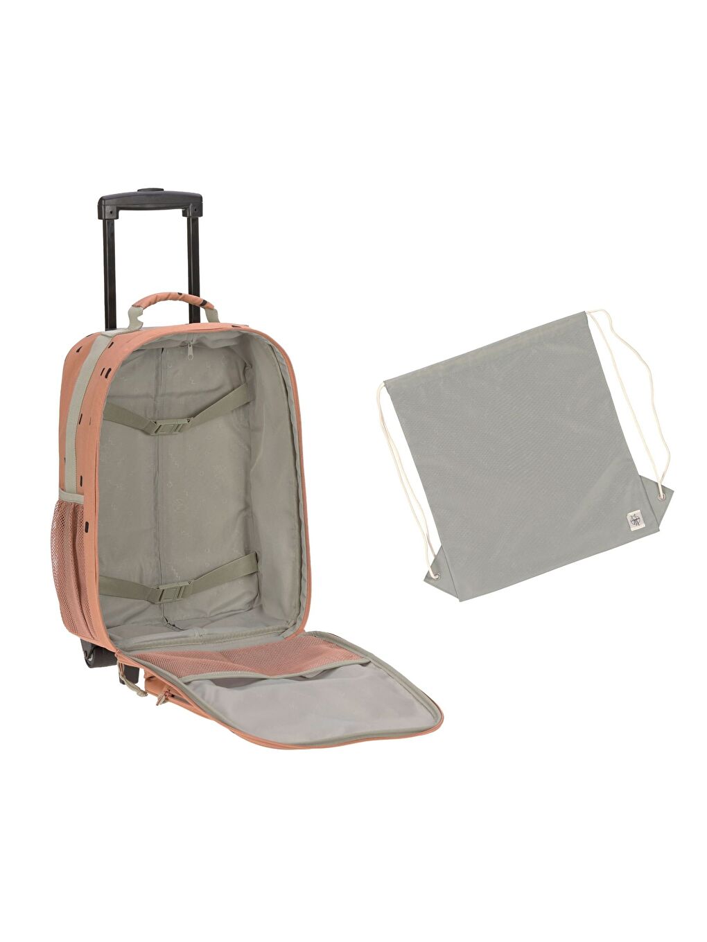 Bej Happy Prints Çekçekli Çanta Caramel-7