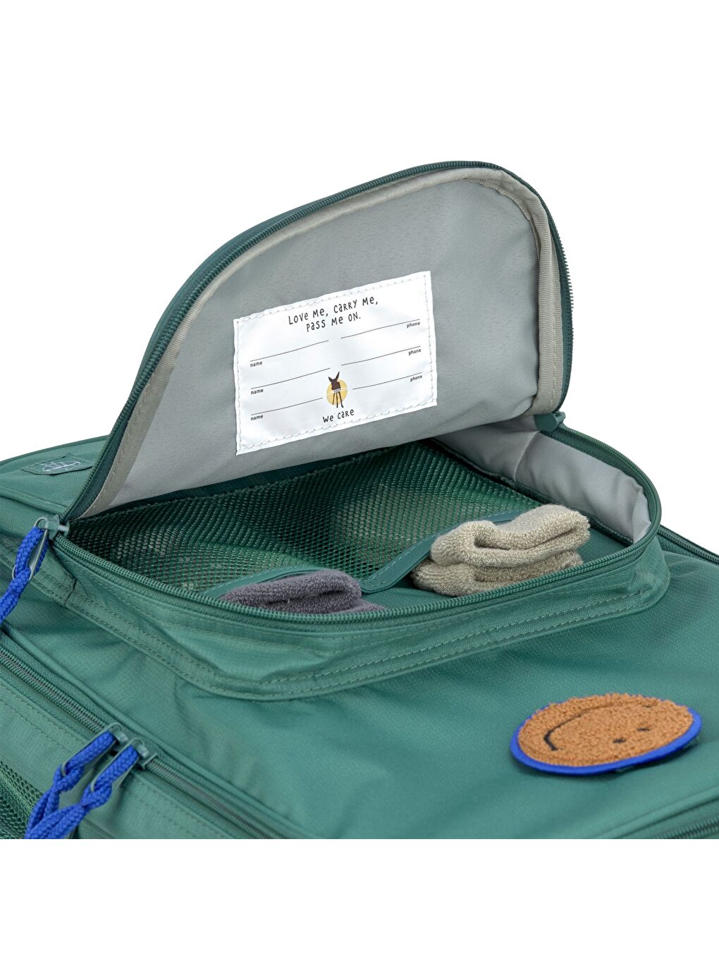 Yeşil Little Gang Çekçekli Çanta Dark Green-5