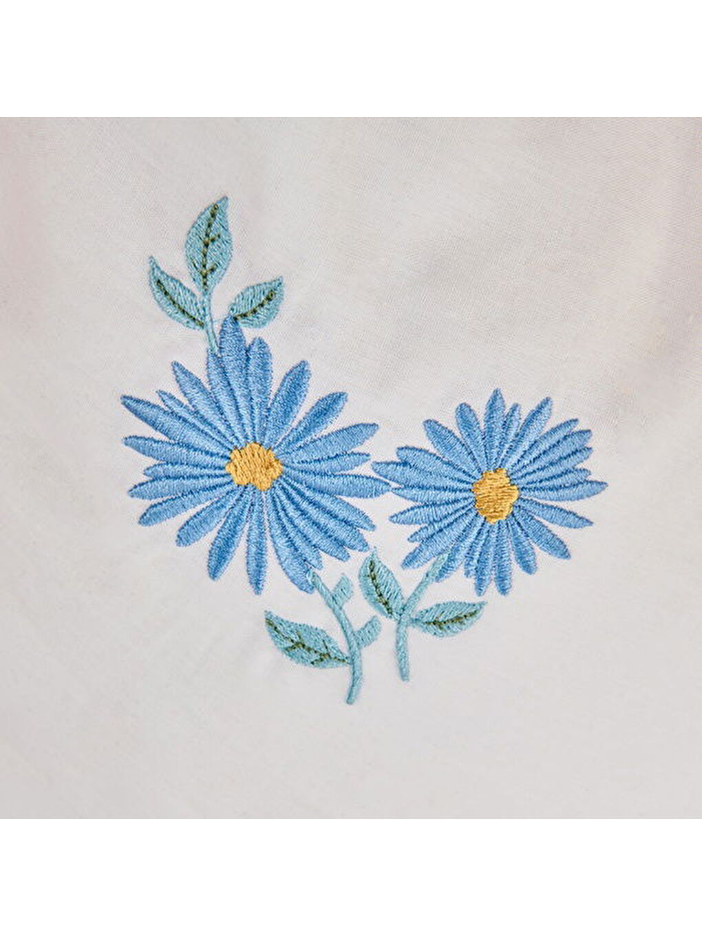 Soft Anthos Çift Kişilik Nevresim Takımı - Beyaz-3